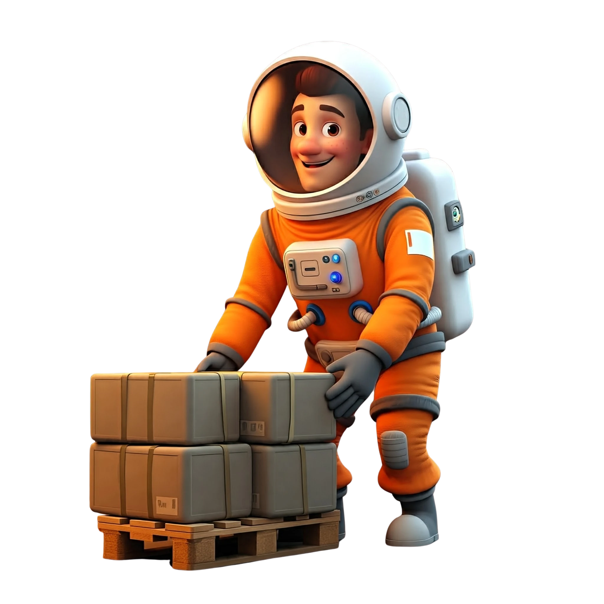 Astronaut in the air